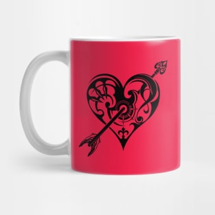 Tribal Heart Mug